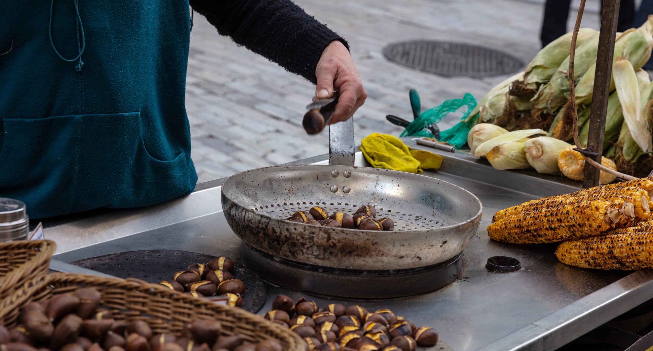 Asador de castañas