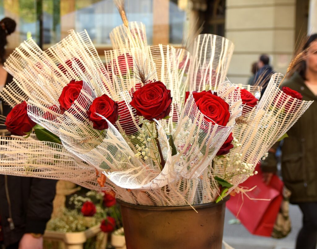 Roses vermelles Sant Jordi